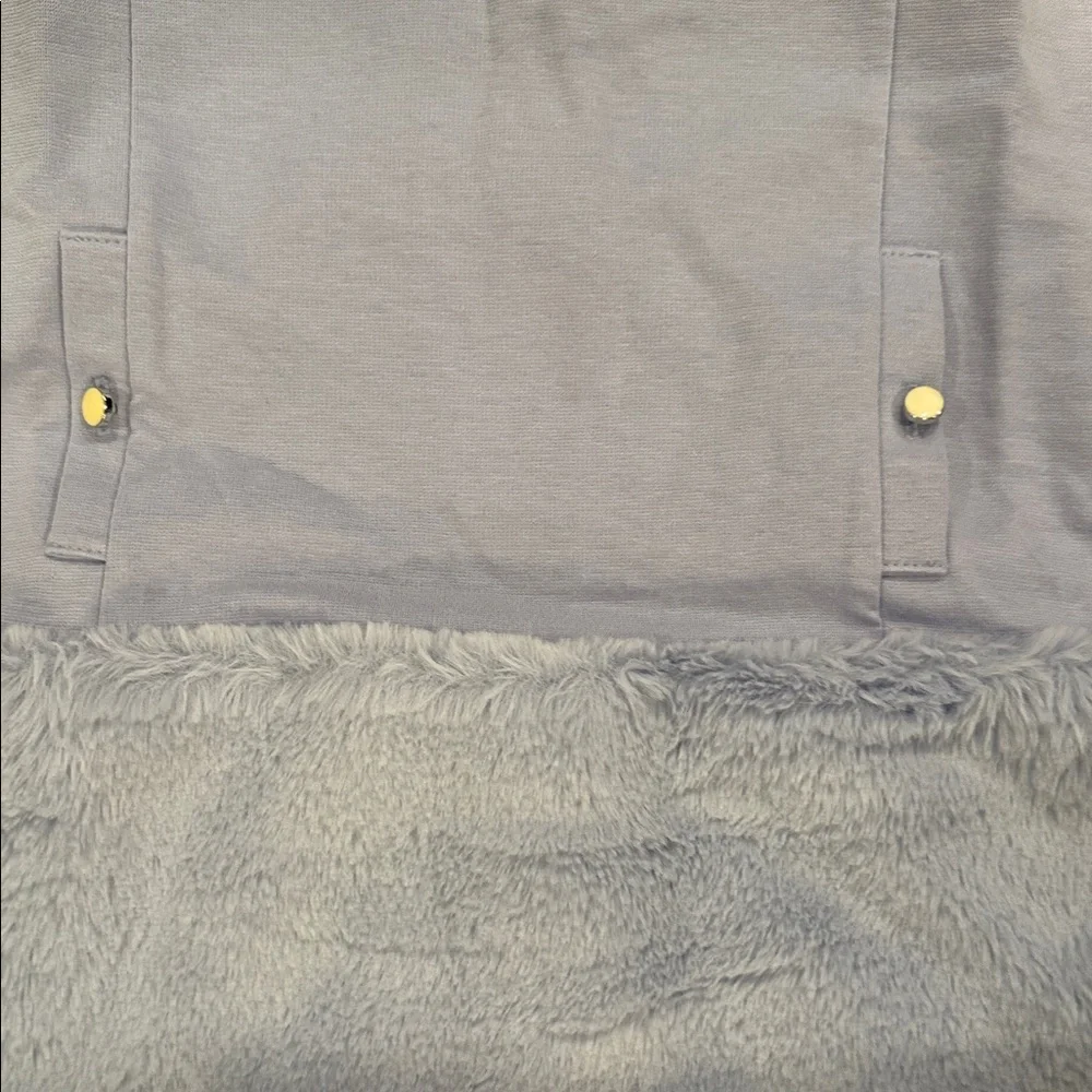 Janie and Jack Lavender Furry Hem Dress NWT